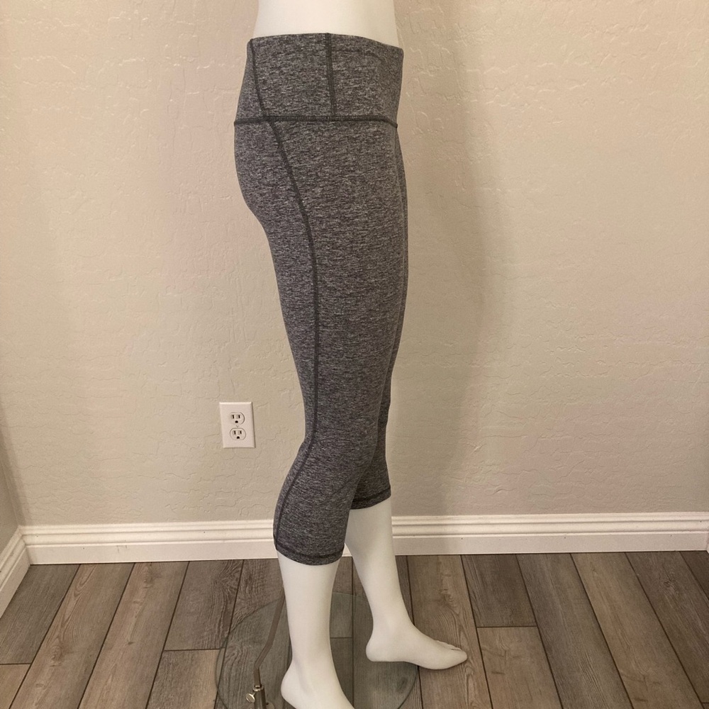 Patagonia Centered Crops Heather Gray Space Dye Leggings Medium - Picture 7 of 12